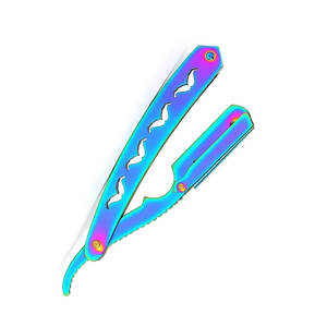 Meilleur fabricant de rasoirs de salon en plastique rouge, rasoirs à lame unique, rasoirs pour hommes, rasoirs pliables - Product Image 4