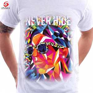 Camiseta con estampado digital para hombre, Camiseta deportiva informal con estampado 3D, camiseta de manga corta con cuello redondo para hombre - Product Image 2