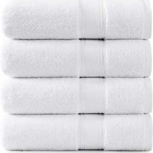 Serviettes de bain luxueuses en coton d'Inde Serviettes de plage écologiques et élégantes à absorption rapide - Product Image 1