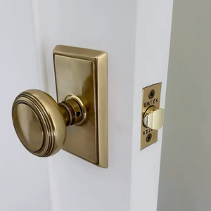 Poignée de porte en laiton pour une décoration intérieure élégante et un fonctionnement quotidien de la porte efficace, fiable et fluide - Product Image 1