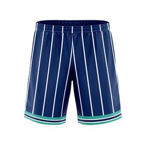 Short pour hommes personnalisé en polyester tricoté à la taille élastique avec nom et numéro Service OEM disponible - Product Image 5