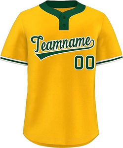 Produits chauds Chemises de baseball personnalisées de style décontracté Maillots de baseball respirants à séchage rapide avec des prix bon marché - Product Image 1