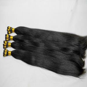 Mechones de pelo natural, pelo liso de hueso, Extra Premium, indio - Product Image 3