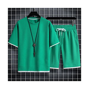 Conjunto de chándal de manga corta para hombre, nuevo estilo 2024, venta al por mayor, ropa deportiva elegante, ropa alta y grande para Bangladesh - Product Image 6