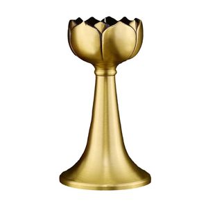 Modern Luxury Metal Lantern Gold-Plated <b>Table</b> Top Candlestick Holder for Wedding <b>Decorative</b> Candle Stand - Product Image 4