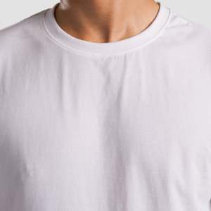 เสื้อยืดเจอร์ซีย์สีขาวล้วน GA Basic น้ำหนักเบา ระบายอากาศได้ดี พร้อมบริการสกรีนโลโก้ตามสั่ง - Product Image 5