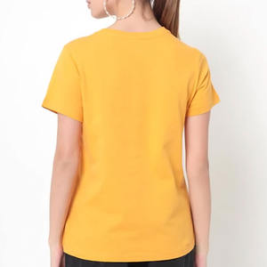 Personnalisation personnelle OEM disponible en t-shirt tendance coupe ajustée t-shirts pour femmes vente en gros de t-shirts pour femmes à bas quantité minimale de commande fournisseur bangladais - Product Image 2