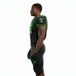 OEM Team Logo Custom Sublimation Printed Breathable Quick Dry Polyester <b>Mesh</b> <b>Short</b> Vintage Teenagers Men's American Football - Product Image 5