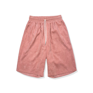 Short de jogging en velours côtelé en polyester personnalisé de qualité pour hommes avec votre motif et motifs imprimés en tissu de bonne qualité - Product Image 2