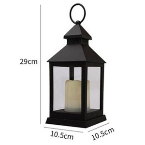 Décoration de maison artisanat créatif fer noir revêtement en poudre 2 pièces ensemble bougeoir bougie lumière dîner ornement romantique - Product Image 4