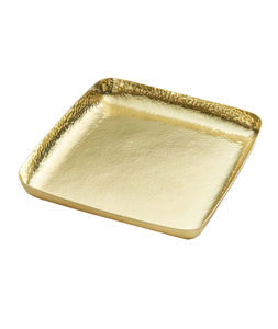 Plateau de service royal en laiton fini antique personnalisé en relief à la main bordure conception Vintage poignées modernes plateau de service - Product Image 4