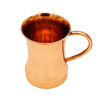 Penjualan Terbaik Moscow Mule Tembaga Mug Indian Buatan Tangan Rusia Tembaga Cangkir Kopi