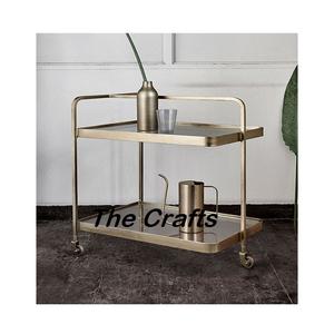 Metal And Marble Color Serving Food <b>Trolley</b> With Premium Quality Hotelware Serving Drinks Snacks <b>Trolley</b> For Sale - Product Image 5