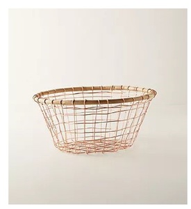 Producto Más Vendido, Cesta de Alambre Metálica Personalizada para Frutas y Verduras, Artículo Decorativo para Contenedores de Vegetales - Product Image 5