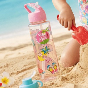 CASAMAX WL AD-1556A PE Plastic Travel Water <b>Bottles</b> 770ml with <b>Straw</b> Eco-friendly Durable Modern No Thermal Insulation - Product Image 4