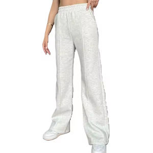 Chándal de mujer de alta calidad 100% algodón polar mujer chándales Color sudor cómodo ropa Casual chándales para mujer - Product Image 5