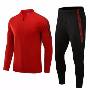 Vente en gros de sweatshirts à capuche surdimensionnés en molleton de grande taille écologiques et solides imprimés sur mesure ensemble de jogging unisexe survêtements - Product Image 2