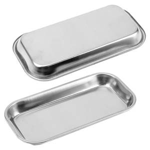 Bandeja Quirúrgica Dental Manual de Acero Inoxidable Reutilizable para Clínicas Dentales, Laboratorios Médicos, Almacenamiento de Herramientas de Tatuaje, Organización Clínica - Product Image 2