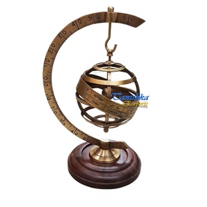 Esfera de armillario de decoración náutica antigua de latón, regalo coleccionable, Estilo Vintage, decoración para el hogar - Product Image 1