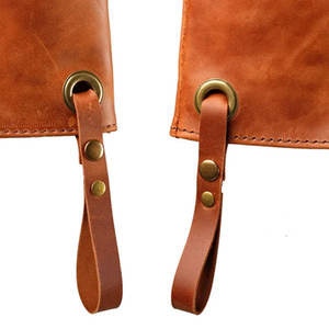 Gants de cuisson en cuir de vachette pour la cuisson professionnelle et l'utilisation de barbecue mitaines de sécurité résistantes à la chaleur pour la transformation industrielle des aliments - Product Image 6