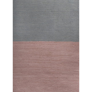 Tapis rectangulaire en polyester Indusbar DPH-2301 10mm à rayures abstraites, idéal pour couloir et sol de maison, aspect jute - Product Image 3
