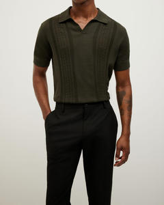 Comfortable New Breathable Comfortable Modern Fit Knitwear Sweatshirt For Men Essential Relaxed Fit Short Sleeves Sweatshirt - Product Image 6