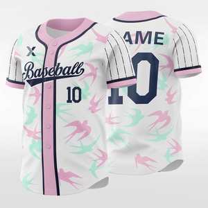 High Quality <b>Baseball</b> Jersey Polyester Breathable Men's Wholesale Supplier - Product Image 1