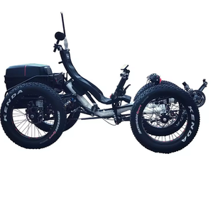 Vélo électrique à pédales inclinées avec moteur Bafang 500 watts, pneus larges de 4,0 pouces, prêt à être expédié - Product Image 2