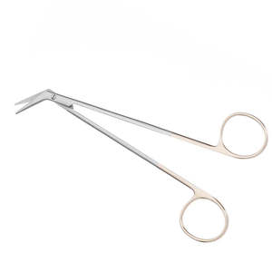 Ciseaux vasculaires chirurgicaux coudés 45 degrés 7 "Instruments généraux OUTILS médicaux - Product Image 5