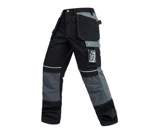 Pantalon de travail pour hommes certifié CE, respirant, résistant à l'abrasion, en polyester, avec détection des aiguilles, vêtement de sécurité, uniforme, design à poches cargo - Product Image 2