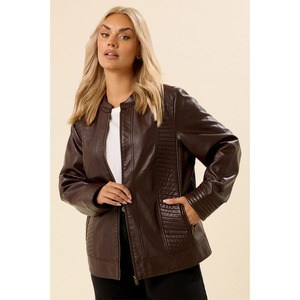 Chaqueta de Poliéster Tejida Transpirable e Impermeable para Mujer, Talla Adulto, Ropa Casual, Servicio OEM de Alta Calidad - Product Image 4