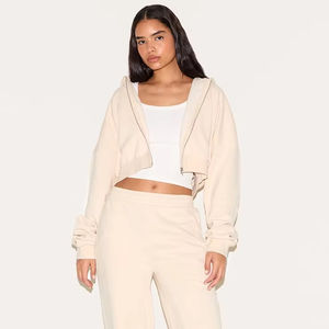 Ensemble de survêtement unisexe avec sweat-shirt et pantalon de jogging, tenue de sport légère pour femmes, vêtements de sport - Product Image 1