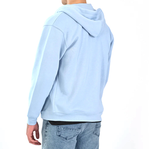 Venta al por mayor de alta calidad 100% algodón Casual hombres invierno Sudadera con capucha personalizada de gran tamaño sudaderas capucha cremallera 6XL transpirable polar - Product Image 3