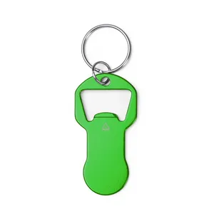 Apribottiglie Ecologico a Forma di Trottole, Gadget Promozionale Eco-Sostenibile con Moschettone e Portachiavi - Product Image 5