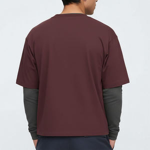 เสื้อยืดผู้ชายคอลเลคชั่นใหม่ปี 2026 ผ้าฝ้าย 100% ระบายอากาศได้ดี แขนสั้น ทรงหลวม สไตล์สตรีทแวร์ เป็นมิตรต่อสิ่งแวดล้อม - Product Image 3