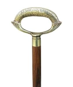 Fournisseur en vrac Bâton de marche Canne Designer fait à la main Victorien Hommes Femmes Laiton Baguettes de marche en bois Style Unisexe - Product Image 1