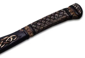 ขวานหัวเดียวเหล็ก D2แฮนด์เมดมีด้ามจับไม้ชิงชันเครื่องมือปลอมแปลงสำหรับล่าสัตว์และตั้งแคมป์เกรดอุตสาหกรรม - Product Image 2