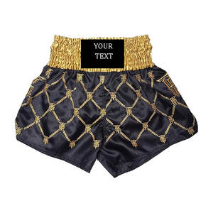 Short de Muay Thai en polyester personnalisable lutte pour l'entraînement d'arts martiaux short de Muay Thai personnalisé en vente à bas prix - Product Image 2
