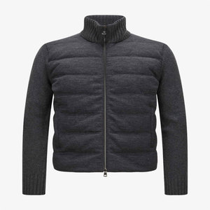 <b>Mens</b> Canvas <b>Cardigan</b> Jacket with Anti-UV Stand Collar Customized Logo for Winter Fall - Product Image 1