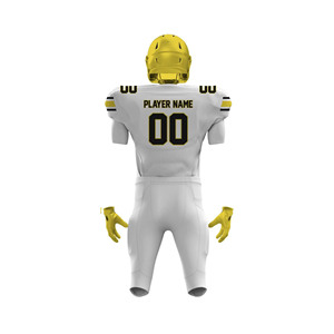 Conjunto de Uniforme de Fútbol Americano Personalizado, Transpirable, 100% Poliéster, Camisetas con Serigrafía, Nombre del Jugador y Número, para Adultos - Product Image 2