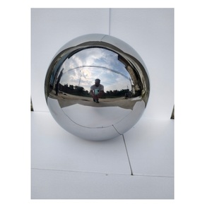 Vente en gros de boules creuses supérieures en acier inoxydable avec finition à bord lisse pour meubles d'art mural d'intérieur et décoration de jardin - Product Image 5