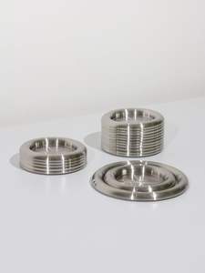 ที่รองแก้วสแตนเลสแบบค้อนชุด3ชิ้นถาดเครื่องดื่มทันสมัยของตกแต่งบ้านถาดรองแก้วกันลื่นสำหรับใช้เป็นของขวัญส่งเสริมการขาย - Product Image 2