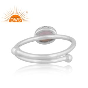 Best Selling Fine Sterling Silver Natural <b>Green</b> Amethyst Gemstone Stackable Ring Custom <b>Jewelry</b> Manufacturer - Product Image 4