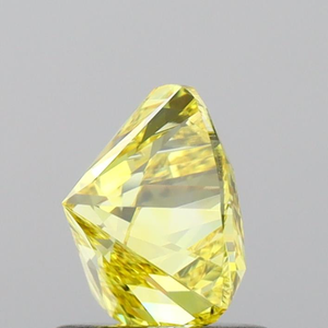 Diamant de laboratoire de forme cœur jaune fantaisie de 1,56 CT VS1, coupe excellente, certifié IGI, diamant HPHT en vrac pour bijoux - Product Image 3