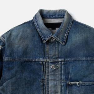 Veste en jean pour hommes très vendue vêtements d'extérieur respirants de haute qualité de style high street design d'hiver - Product Image 3