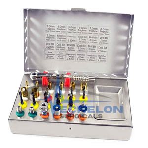Kit de Implantes Dentales Reutilizable, Expansor Óseo Universal, Instrumentos Quirúrgicos, Kit de Trepanación, Fresa Dental de ECHELON SURGICALS - Product Image 2