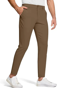 Pantalones de Vestir Casuales para Hombre, Corte Regular, Cintura Media, Alta Calidad, Secado Rápido, Transpirables, Resistentes al Viento, Cierre con Cordón Ajustable para Verano - Product Image 6