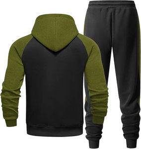 Casual Sublimation <b>Polyester</b> <b>Hoody</b> Blank Track Suit Plain Set Unisex Sweatsuits <b>Hoodies</b> Custom Logo Men's Tracksuit - Product Image 4