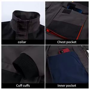 Servicio OEM al por Mayor, Chaqueta Cortavientos Personalizable para Hombre, Uniformes de Trabajo de Seguridad, Algodón de Alta Calidad para Construcción - Product Image 3