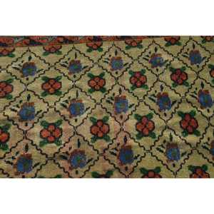 Tapis turc vintage 3,5x6,4 pieds, tapis marocain brun - Product Image 5